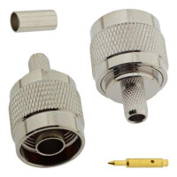 L-KLS1-N-C-J4D N CABLE CONN. STRAIGHT 50OHM LMR240 MALE - 1