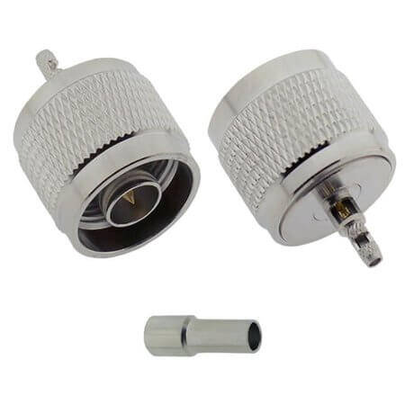 L-KLS1-N001-LMR100 CONN. N TYPE MALE PLUG LMR-100 CABLE - 1