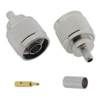 L-KLS1-N001-LMR200 CONN. N TYPE MALE PLUG LMR-200 CABLE - 1