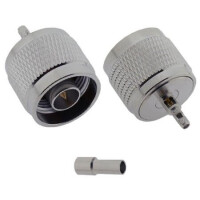 L-KLS1-N001-RG188 CONN. N TYPE MALE PLUG RG-188 CABLE - 1