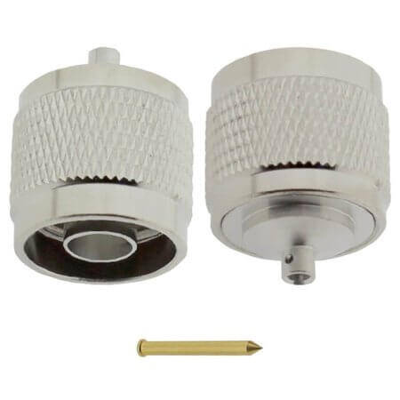 L-KLS1-N001-RG405 CONN. N TYPE MALE PLUG RG-405 CABLE - 1