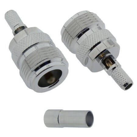 L-KLS1-N005-RG303 CONN. N TYPE FEMALE JACK RG-303 CABLE - 1