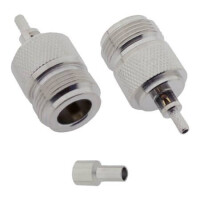 L-KLS1-N005-RG316 CONN. N TYPE FEMALE JACK RG-316 CABLE - 1