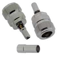 L-KLS1-N005-RG58C CONN. N TYPE FEMALE JACK RG-58C CABLE - 1