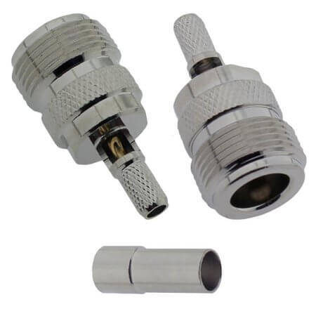 L-KLS1-N005-RG58C CONN. N TYPE FEMALE JACK RG-58C CABLE - 1