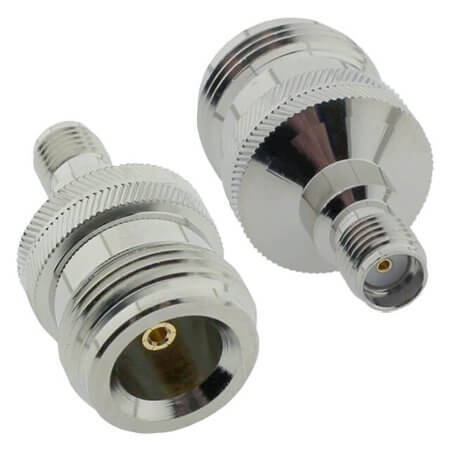 L-KLS1-N/SMA-KK CONN.ADAPTER SMA FEMALE TO N FEMALE PLUG - 1