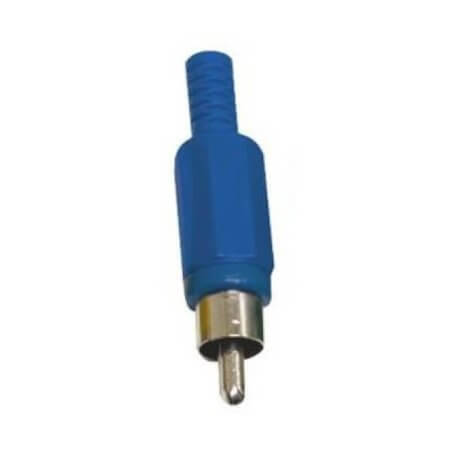 L-KLS1-RCA-PM01-N-L CONNECTOR RCA PHONO PLUG BLUE PLUG Ø3.2 - 1