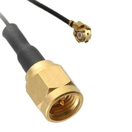 L-KLS1-RFCA11-RG178-L300 CONN. IPEX TO SMA MALE PLUG RG-178 L:300mm - 1