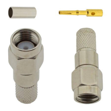 L-KLS1-RPSMA-C-J4D RPSMA CABLE CONN. STRAIGHT 50OHM LMR240 MALE - 1