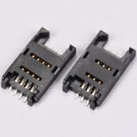 L-KLS1-SIM-010A-H2.5-6P0 CONNECTOR SIM CARD 6PIN RIGHT ANGLE - 1