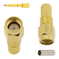 L-KLS1-SMA-C-J4D SMA CABLE CONN. STRAIGHT LMR240 MALE - 1