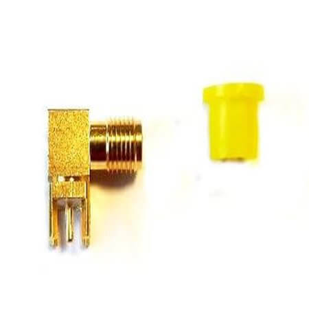 L-KLS1-SMA-KWE-15.2X13.8 CONNECTOR SMA JACK 5PIN THT R/A 50M 15.2X13.8 - 1