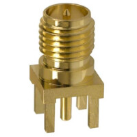 L-KLS1-SMA003 CONNECTOR SMA 50R 18GHZ MALE THT V/T W/O NUT - 1