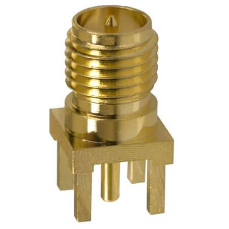 L-KLS1-SMA003 CONNECTOR SMA 50R 18GHZ MALE THT V/T W/O NUT - 1
