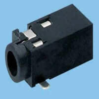 L-KLS1-SPJ2.5-009 CONNECTOR STEREO JACK SMT R/A 2.5MM - 1