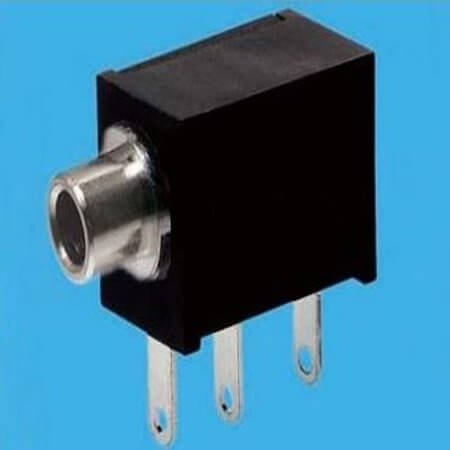 L-KLS1-TG2.5-003B CONNECTOR MONO JACK WITHOUT NUT THT R/A 2.5MM - 1