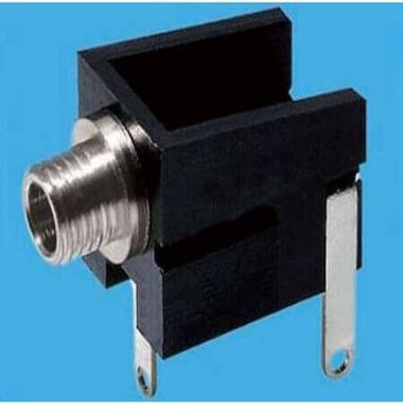 L-KLS1-TG2.5-004A CONNECTOR MONO JACK WITH NUT THT R/A 2.5MM - 1