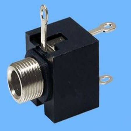 L-KLS1-TG3.5-001AA CONNECTOR PHONE MONO JACK WITH NUT 3.5MM - 1