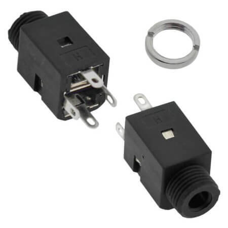 L-KLS1-TG3.5-004-1 CONNECTOR AUDIO JACK THT V/T 3.6MM - 1