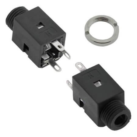 L-KLS1-TG3.5-004-2 CONNECTOR AUDIO JACK THT V/T 3.6MM - 1