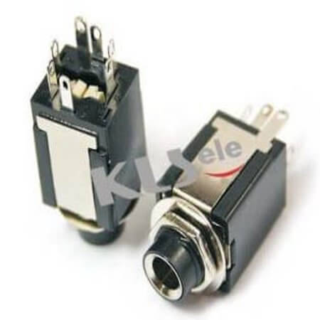L-KLS1-TG6.3-005AA CONNECTOR STEREO JACK THT V/T 6.3MM - 1