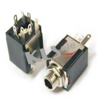 L-KLS1-TG6.3-005BA CONNECTOR STEREO JACK THT V/T 6.3MM - 1