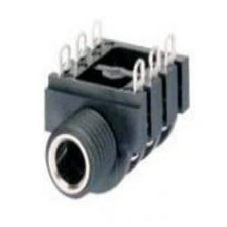 L-KLS1-TG6.3-006G CONNECTOR STEREO JACK THT R/A 6.3MM - 1