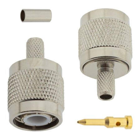 L-KLS1-TNC012 CONN.TNC JACK 50R 0-3 GHz RG58 MALE PIN - 1
