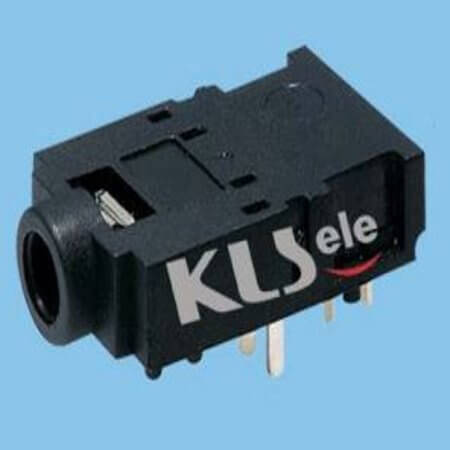 L-KLS1-TSJ3.5-005B CONNECTOR STEREO PHONE JACK THT R/A 3.5MM - 1