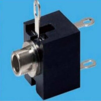 L-KLS1-TSJ3.5-007BA CONNECTOR STEREO PHONE JACK W/O NUT THT V/T 3.5MM - 1