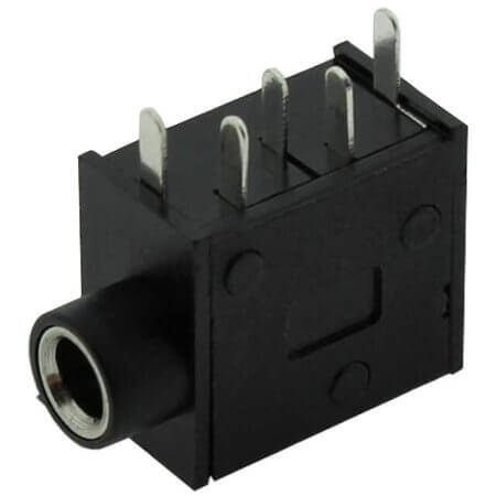 L-KLS1-TSJ3.5-008EC CONNECTOR STEREO JACK THT R/A 3.5MM - 1