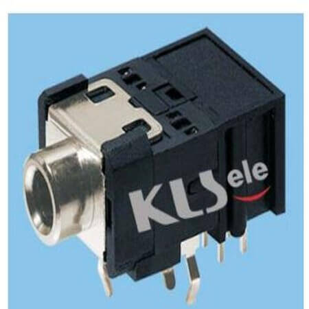 L-KLS1-TSJ3.5-010B CONNECTOR STEREO PHONE JACK W/O NUT THT R/A 3.5MM - 1