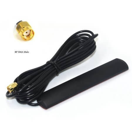 L-KLS1-WIFI05-1-1-0-3000 ANTENNA LTE 2.4GHZ WIFI 3DBI RP-SMA MALE 3000MM - 1