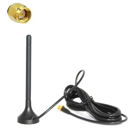 L-KLS1-WIFI060101000 ANTENNA RG174 2.4G SMA-J 100 Mhz 109X2mm - 1