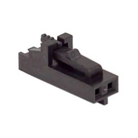L-KLS1-XL2-2.54-02-MH CON.T.B.2.54MM 2PIN(1X2) MALE BLACK - 1