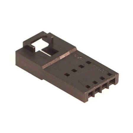 L-KLS1-XL2-2.54-04-FH CON.T.B.2.54MM 4PIN(1X4) FEMALE BLACK - 1