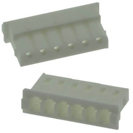 L-KLS1-XL4-2.50-06-H CON.T.B.2.50MM 6PIN(1X6) FEMALE KLS - 1
