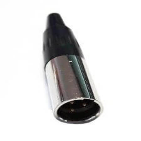 L-KLS1-XLR-P01A-03-M-B CONNECTOR XLR PLUG LOCKED 3 PIN MALE BLACK - 1
