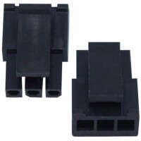 L-KLS1-XM1-3.00-1X03-MH CONNECTOR 3.00MM 3PIN(1X3) MALE HOUSING BLACK - 1