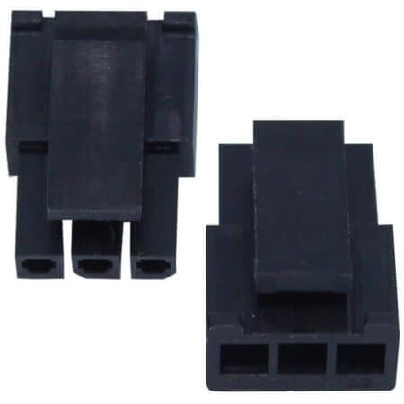 L-KLS1-XM1-3.00-1X03-MH CONNECTOR 3.00MM 3PIN(1X3) MALE HOUSING BLACK - 1