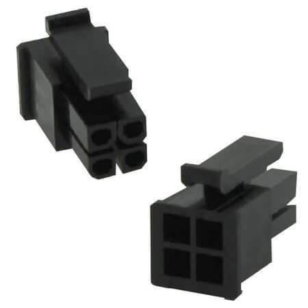 L-KLS1-XM1-3.00-2X02-MH CONNECTOR 3.00MM 4PIN(2X2) MALE HOUSING BLACK - 1