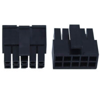 L-KLS1-XM1-3.00-2X05-MH CONNECTOR 3.00MM 10PIN(2X5) MALE HOUSING BLACK - 1