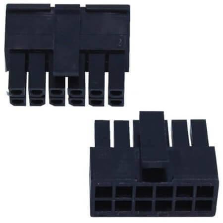 L-KLS1-XM1-3.00-2X06-MH CONNECTOR 3.00MM 12PIN(2X6) MALE HOUSING BLACK - 1