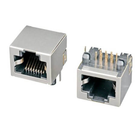 L-KLS12-140-8P8C-W-5-03 MODULAR JACK THT R/A 8P8C 6U (RJ43,ETHERNET) - 1