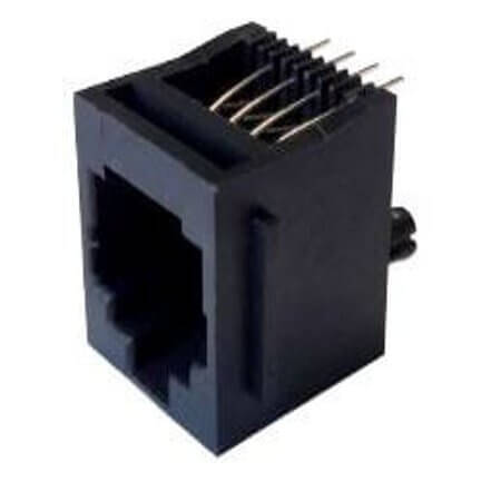 L-KLS12-156-8P8C-W-S-1-0 TELEPHONE SOCKET 5288 180C BLACK 8P8C - 1