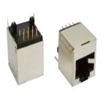 L-KLS12-158-8P8C-W-1X1-0 MODULAR JACK THT V/T 8P8C (RJ45,Ethernet) N/A - 1