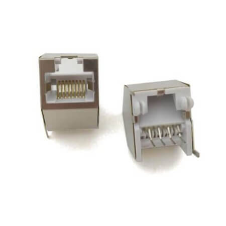 L-KLS12-162-8P8C-W-01 MODULAR JACK THT V/T 8P8C (RJ45,Ethernet) BLACK - 1
