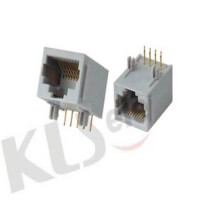 L-KLS12-302-10P8C-1-01 MODULAR JACK THT R/A 10P8C BLACK - 1