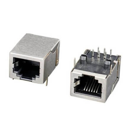 L-KLS12-325-6P6C-1X1-W-1 MODULAR JACK THT R/A 6P6C BLACK - 1
