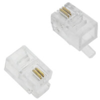 L-KLS12-RJ11-4P2C-01 CONNECTOR PLUG 4P2C RJ11 - 1